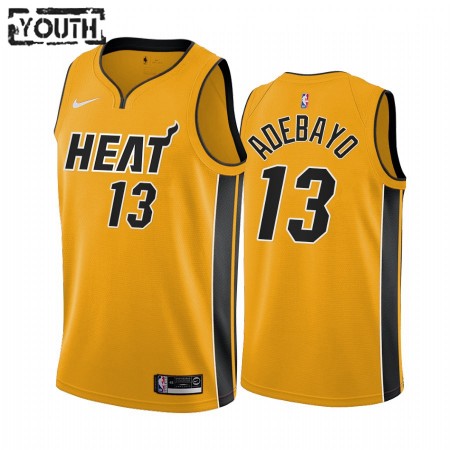 Camiseta Niños NBA Miami Heat Bam Adebayo 13 2020-21 Earned Edition Swingman